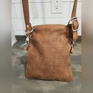 Brown Leather Crossbody Bag